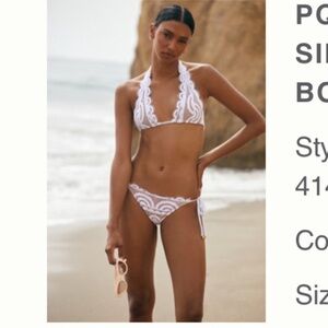 White Lace Bikini Bottoms